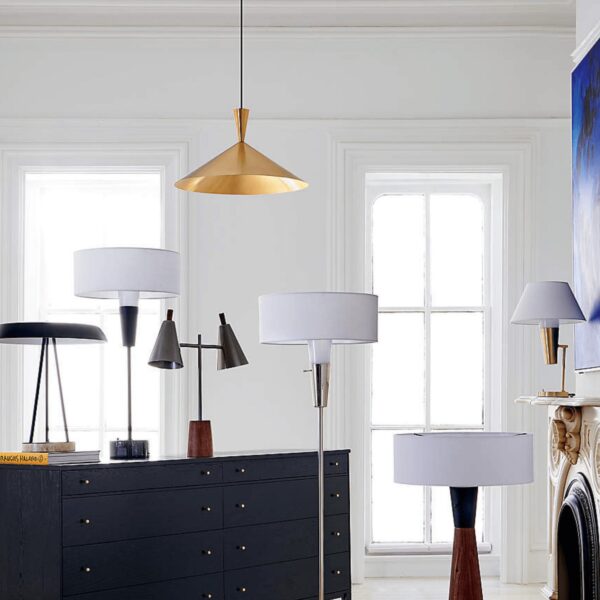 Brass dome pendant light, Hanging Lamp - Image 2