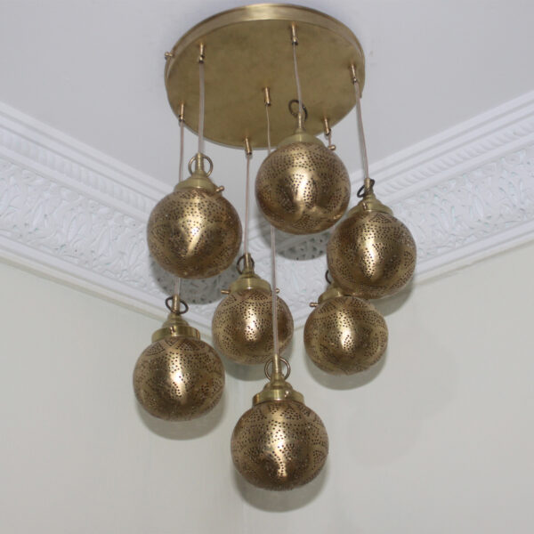 Brass Light Fixtures Moroccan Ceiling Lights - Image 2