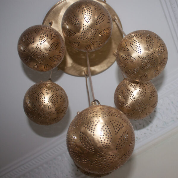 Brass Light Fixtures Moroccan Ceiling Lights - Image 3