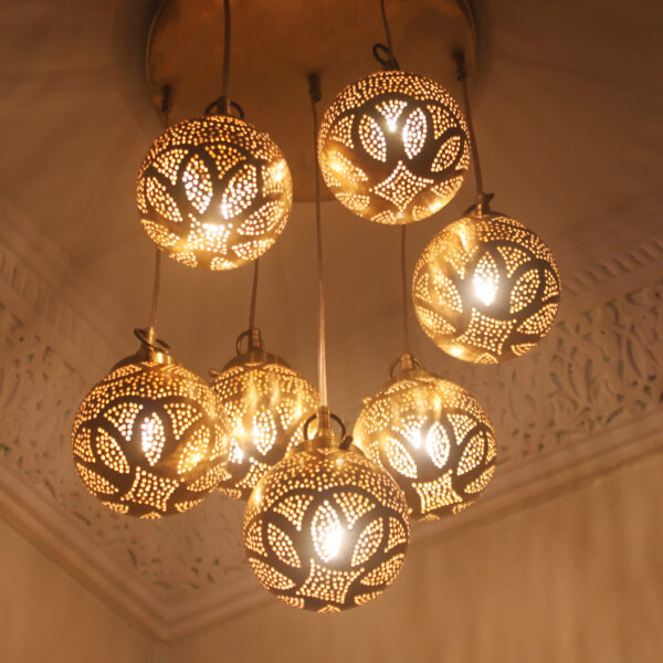 Brass Light Fixtures Moroccan Ceiling Lights - Image 4