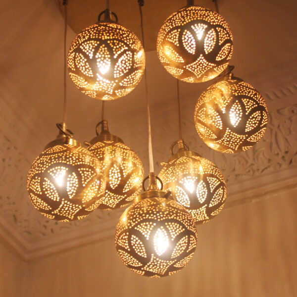 Brass Light Fixtures Moroccan Ceiling Lights - Image 5