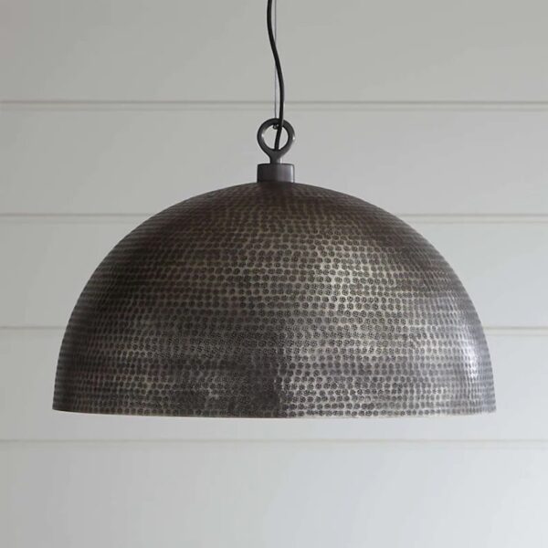 Black Hammered Brass Dome Light Fixtures Moroccan Ceiling Lights