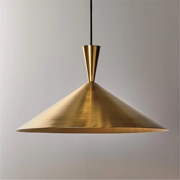 Brass dome pendant light, Hanging Lamp
